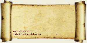 Anđela Daničić vizit kartica